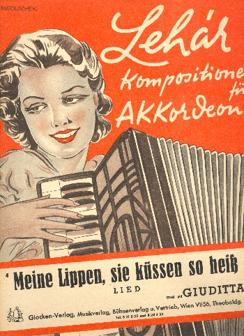 Meine Lippen, sie küssen so heiss&nbsp;&nbsp;für Akkordeon&nbsp;&nbsp;