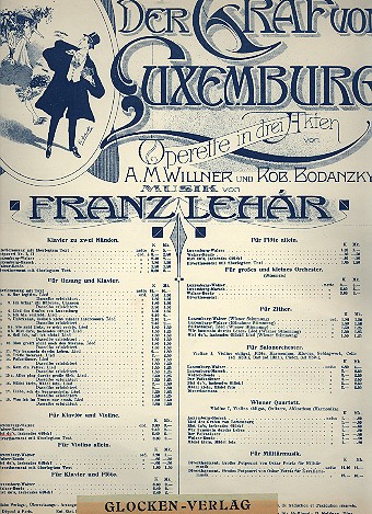 Bist du's, lachendes Glück für Violine  und Klavier  