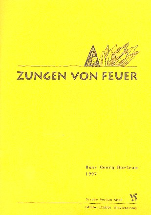 Zungen von Feuer  für Sprecher, Kinderchor und Instrumente (Kammerorchester)  Klavierauszug