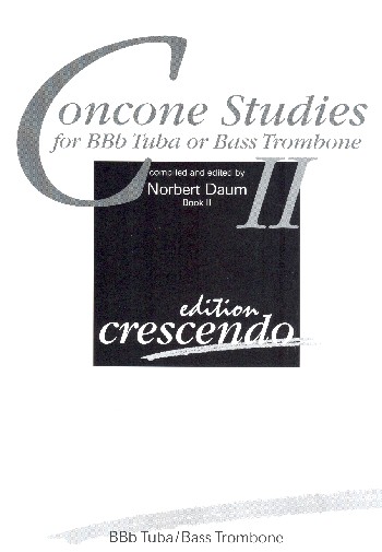 Concone Studies vol.2  für Basstuba in B (Bassposaune)  