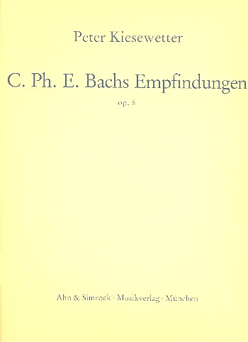 C.Ph.E. Bachs Empfindungen op.8  für Ensemble  Partitur und Stimmen