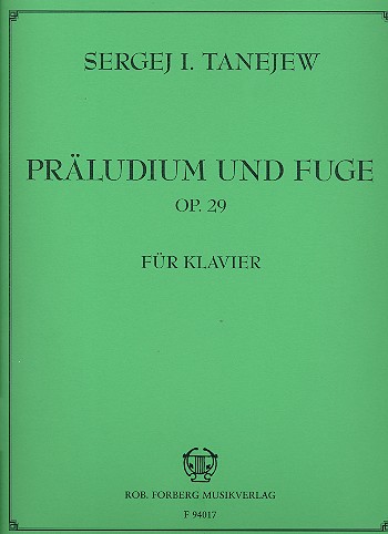 Prélude und Fuge op.29  für Klavier  