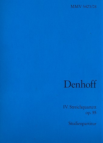 Streichquartett Nr.4 op.55  Studienpartitur  