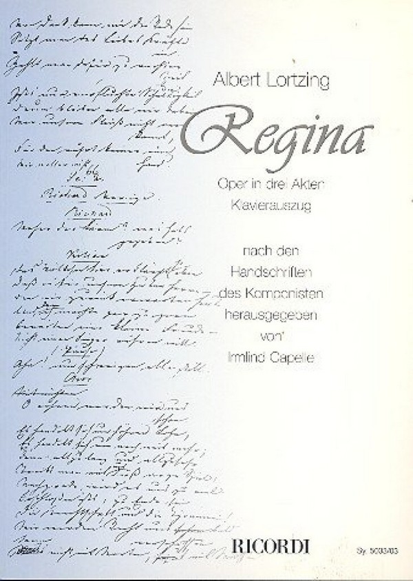 Regina  Klavierauszug  