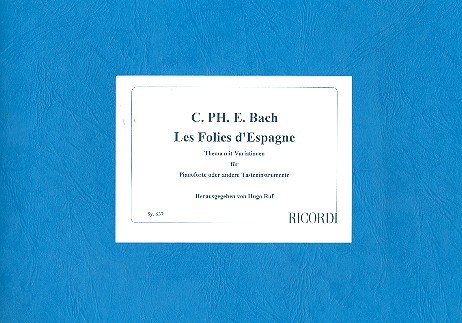 Les Folies d'Espagne  für Klavier oder andere Tasteninstrumente  