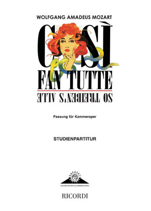 Così fan tutte (So treiben's alle)    Studienpartitur