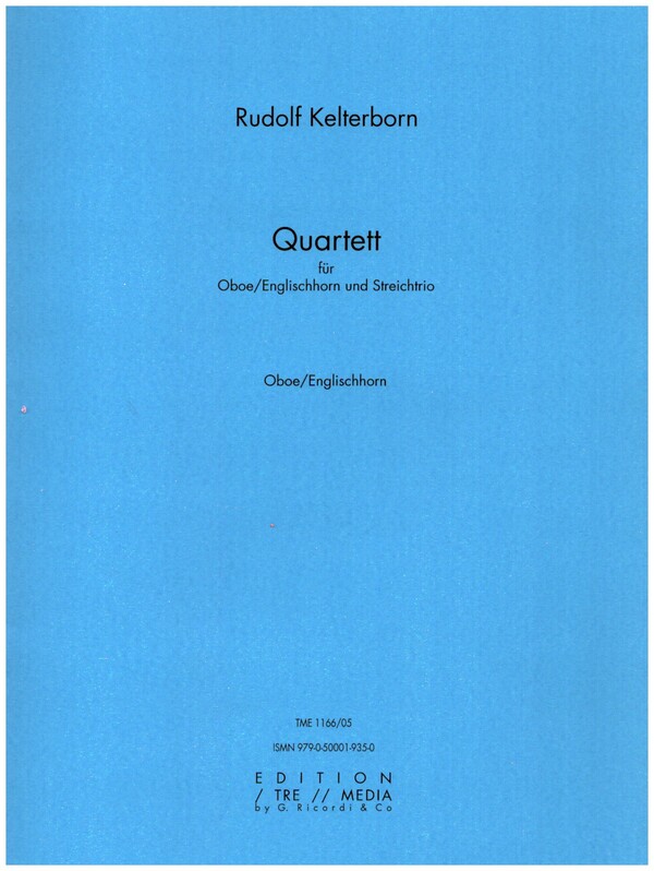 Quartett  für Oboe (Englischhorn), Violine, Viola und Violoncello  Stimmen