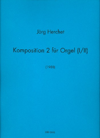 Komposition 2  für Orgel  