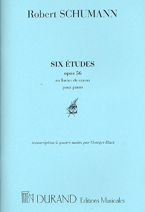 6 études op.56 en forme de canon  pour piano à 4 mains  