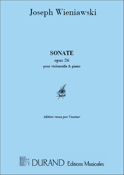Wieniawski  Sonate Op 26 Vc-Piano&nbsp;&nbsp;Violoncello or 2 Violoncelli and Piano&nbsp;&nbsp;