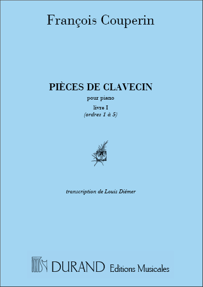 Pieces de clavecin livre 1 ordres 1-5  pour piano  