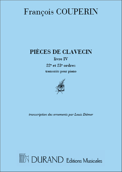Pièces de clavecin livre 4 vol.12  pour piano (clavecin)  