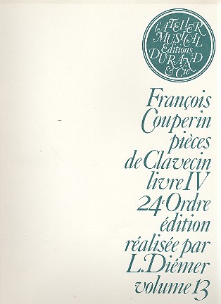 Pièces de clavecin livre 4 (24e ordre) vol.13&nbsp;&nbsp;pour piano (clavecin)&nbsp;&nbsp;