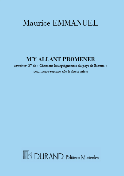 Emmanuel  M'Y Allant Promener Choeurs&nbsp;&nbsp;Choir&nbsp;&nbsp;