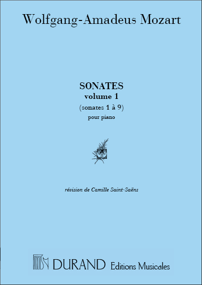 W.A. Mozart Sonates (N. 1-9) Revision Par Camille Saint Saens&nbsp;&nbsp;Piano&nbsp;&nbsp;