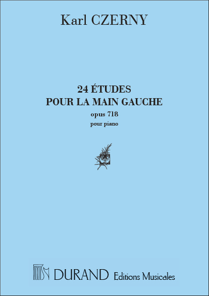 K. Czerny 24 Etudes Pour La Main Gauche Opus 718 - Pour&nbsp;&nbsp;Piano&nbsp;&nbsp;