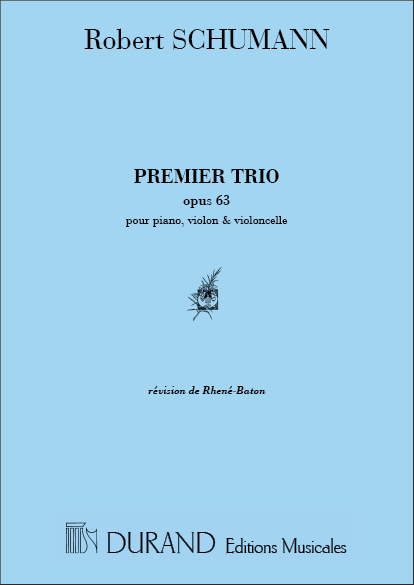 Schumann Trio N 1 Op 63 Vl/Vlc/Pno&nbsp;&nbsp;Chamber Orchestra&nbsp;&nbsp;