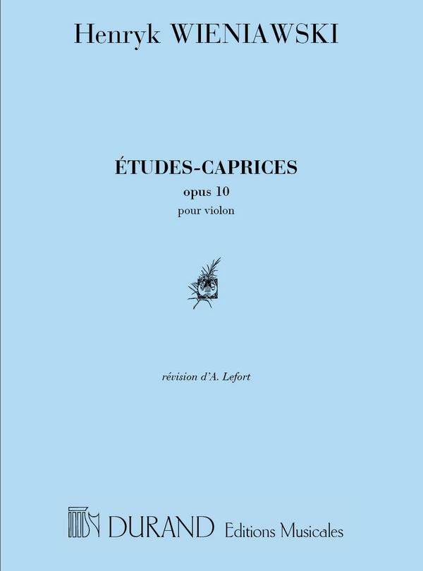 Études-Caprices op.10  pour violon  