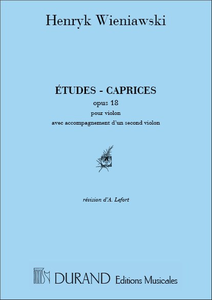 Wieniawski  Etudes Caprices Op 18 2 Violons&nbsp;&nbsp;2 or more Violini&nbsp;&nbsp;