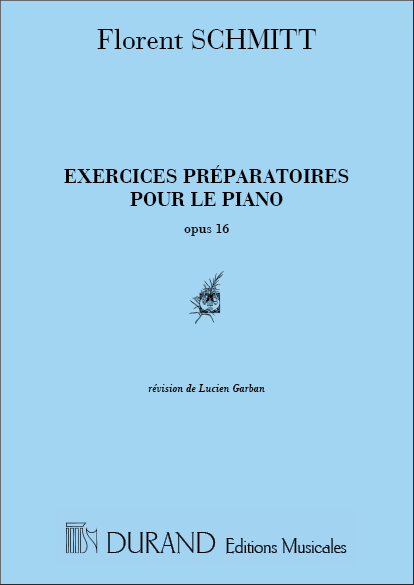 Schmitt Exercices Preparatoires Op 16Piano&nbsp;&nbsp;Pianoforte&nbsp;&nbsp;