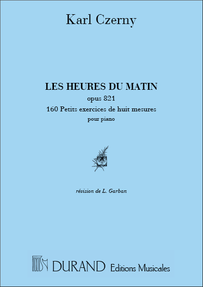 Les Heures Du Matin op.821&nbsp;&nbsp;pour piano&nbsp;&nbsp;