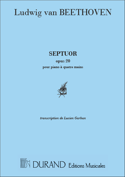 Septuor op.20&nbsp;&nbsp;for piano à 4 mains&nbsp;&nbsp;