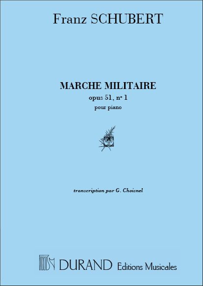 Marche Militaire op.51,1&nbsp;&nbsp;pour piano&nbsp;&nbsp;