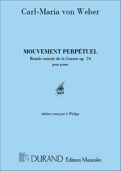 Weber  Mouvement Perpetuel Piano&nbsp;&nbsp;Piano&nbsp;&nbsp;