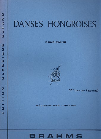Danses hongroises vol.1 (nos.1-5)&nbsp;&nbsp;pour piano&nbsp;&nbsp;