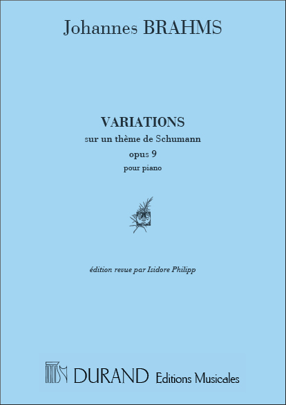 Brahms  Variations Op 9 Piano (Schumann&nbsp;&nbsp;Piano&nbsp;&nbsp;