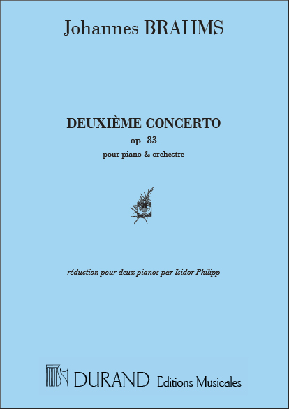 Concerto no.2 op 83 pour piano et orchestre&nbsp;&nbsp;réduction pour 2 pianos&nbsp;&nbsp;
