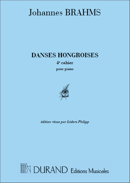 Brahms  Danses Hongroises Vol 4 Piano (17 A 21&nbsp;&nbsp;Piano&nbsp;&nbsp;
