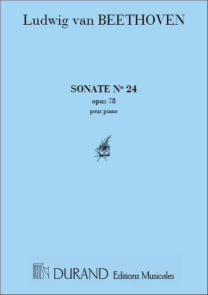 L.V. Beethoven Sonate En Fa Diesis Majeur Op 78 N 24 Piano&nbsp;&nbsp;Piano&nbsp;&nbsp;