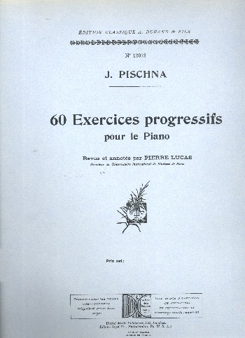 60 exercices progressifs  pour le piano  