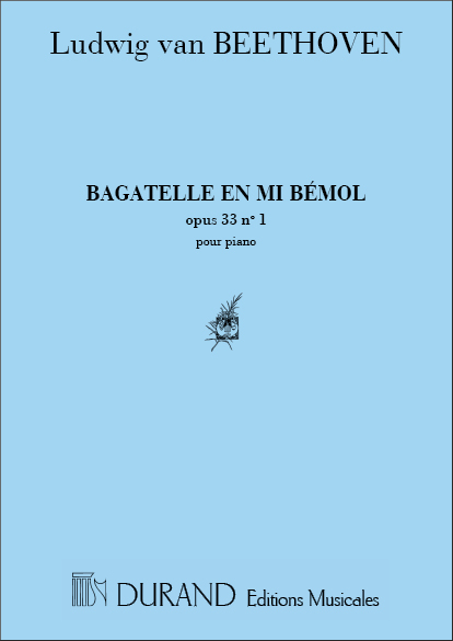 L.V. Beethoven Bagatelle Op 33 N 1 Mib Piano&nbsp;&nbsp;Piano&nbsp;&nbsp;