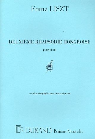 Rhapsodie hongroise no.2 pour piano&nbsp;&nbsp;(simplifié)&nbsp;&nbsp;