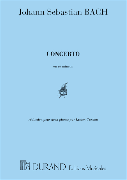 Concerto en re mineur BWV1052&nbsp;&nbsp;pour piano etr orchestre&nbsp;&nbsp;2 pianos