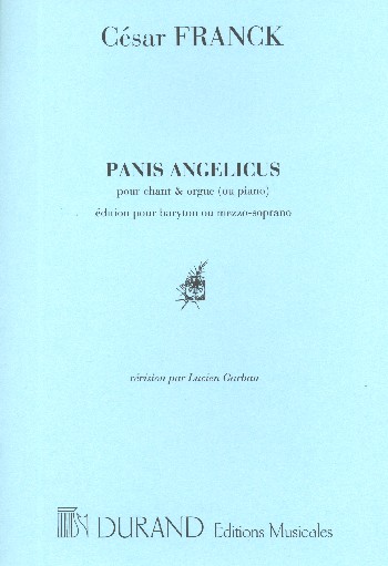 Panis angelicus  pour baryton (mezzo-sooprano) et orgue (piano)  partition