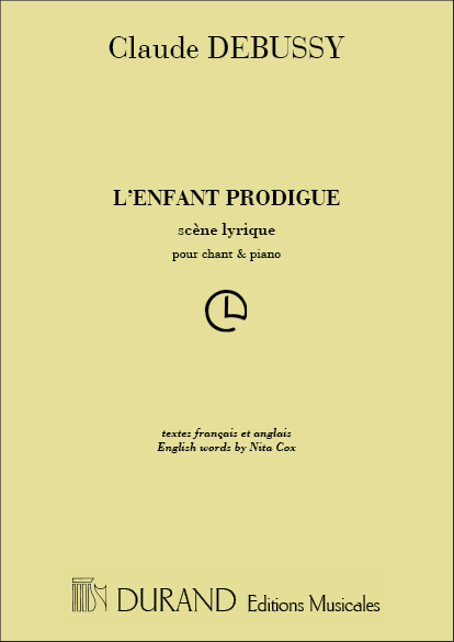 L'Enfant prodigue  réduction chant et piano (en/frz)  