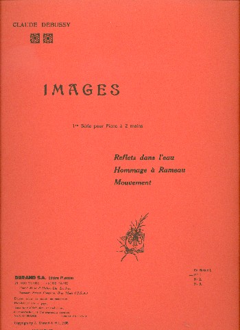 Reflets dans l'eau&nbsp;&nbsp;pour piano&nbsp;&nbsp;