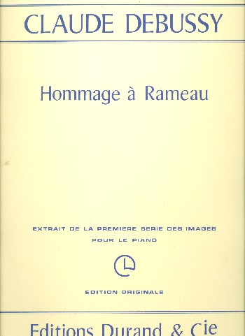 Hommage à Rameau  pour piano  