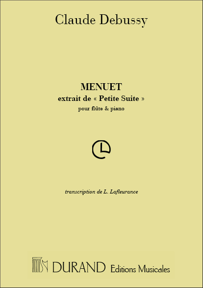 Debussy  Menuet Flute-Piano (Petite Suite)&nbsp;&nbsp;Flute or Flutes and Piano or Cemb&nbsp;&nbsp;