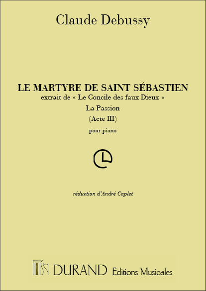 Debussy  Martyre.. Concile Faux Dieux Piano (Caplet&nbsp;&nbsp;Piano&nbsp;&nbsp;
