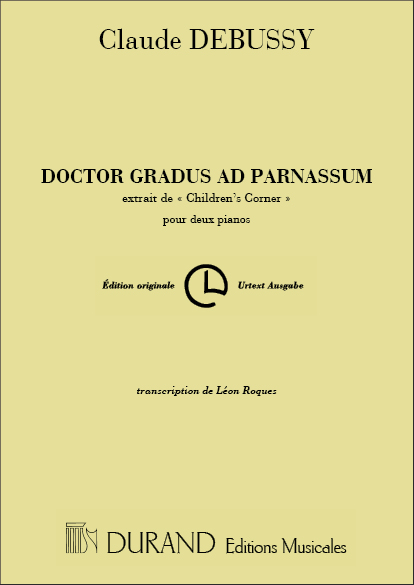 C. Debussy Doctor Gradus Ad Parnassum 2 Pianos&nbsp;&nbsp;2 Pianos&nbsp;&nbsp;