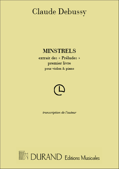 Minstrels  pour violon et piano  