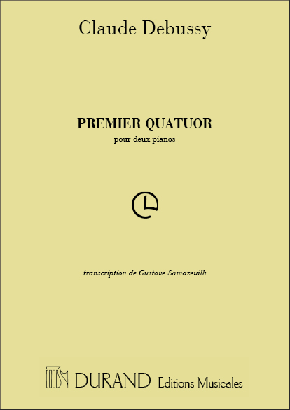 Premier Quatuor op.10 pour 2 violons alto et violoncelle&nbsp;&nbsp;pour 2 pianos&nbsp;&nbsp;partition
