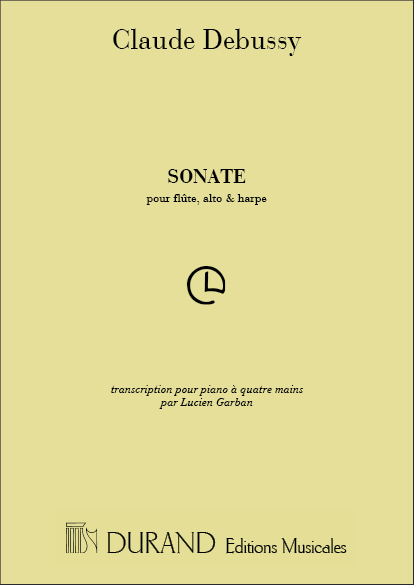 C. Debussy Sonate Fl-Vla-Hrp 4 Ms&nbsp;&nbsp;Piano 4 hands&nbsp;&nbsp;