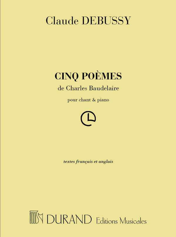 5 Poèmes de Baudelaire   pour chant et piano (fr/en)  