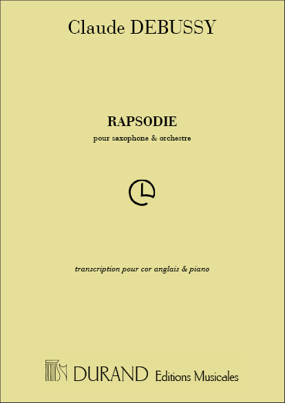 Rapsodie&nbsp;&nbsp;pour saxophone et orchestre&nbsp;&nbsp;pour cor anglais et piano