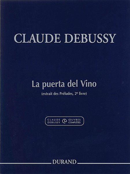 C. Debussy La Puerta Del Vino Pour Piano&nbsp;&nbsp;Pianoforte&nbsp;&nbsp;